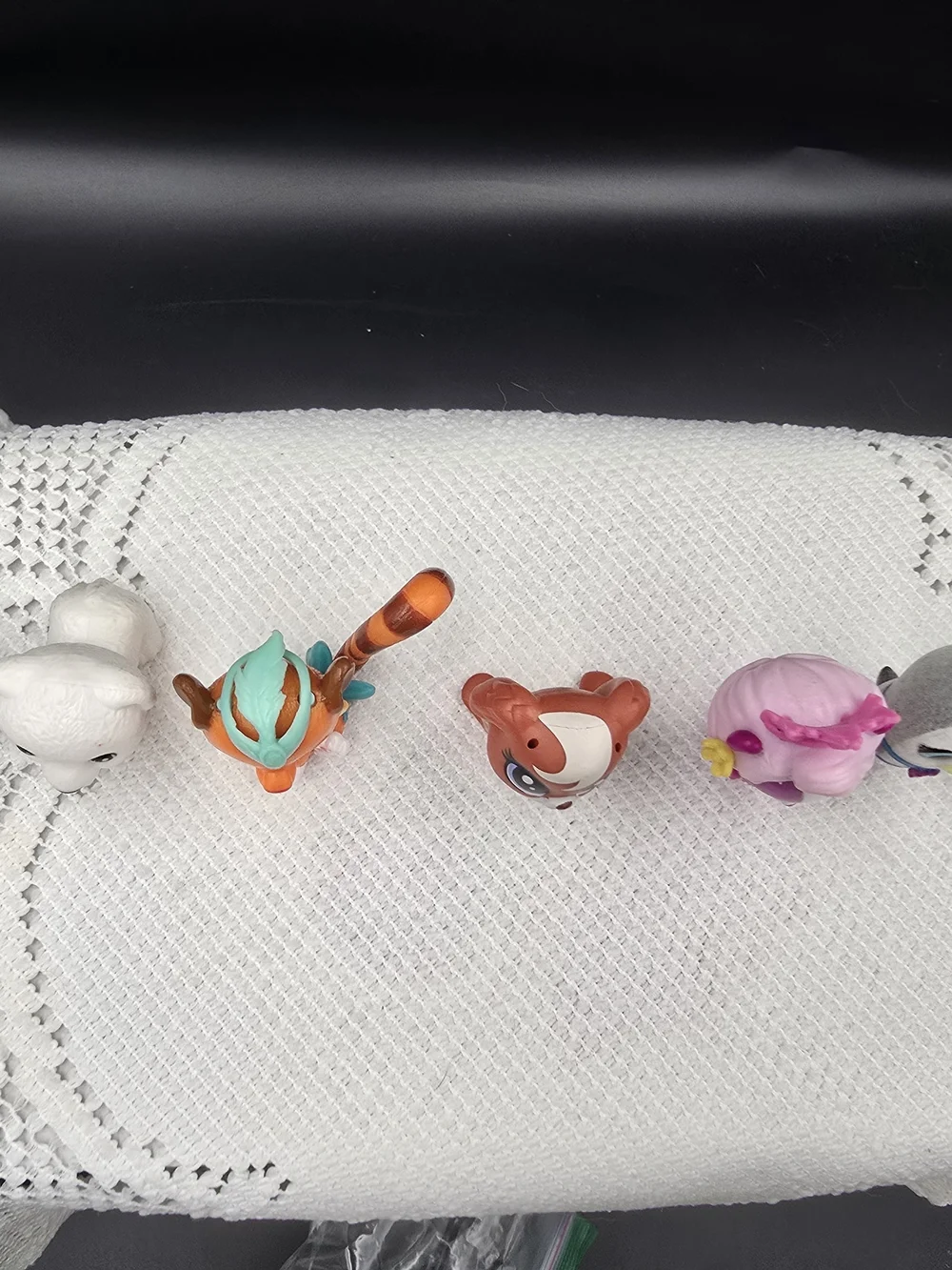 Disney Small Collectible Animal Figures in Orange, Pink, Gray and Teal